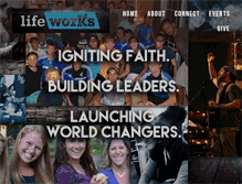 Tablet Screenshot of lifeworksministry.com